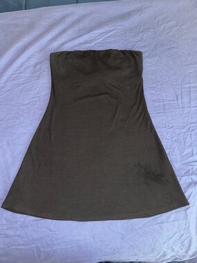 Princess Polly Strapless Black A-Line Mini Dress